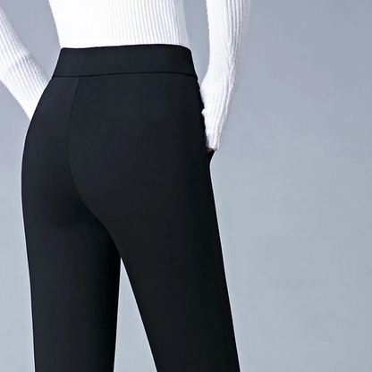 Carole | Pantalon taille haute femme | Noir