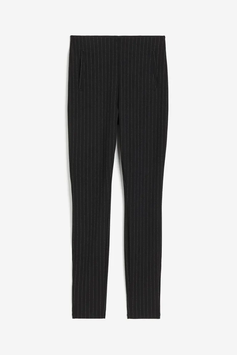 Carole | Pantalon taille haute femme | Noir