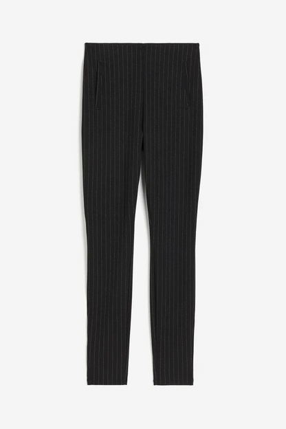 Carole | Pantalon taille haute femme | Noir