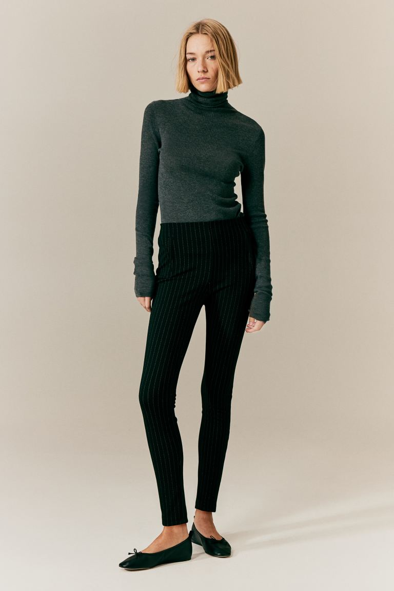 Carole | Pantalon taille haute femme | Noir